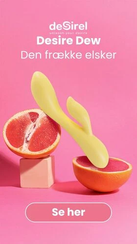 Desirel Desire Dew - smart G-punkt vibrator med klitorisarm (gul) | Desirel.dk Sex shop Danmark
