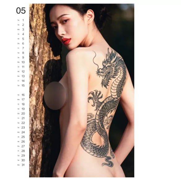 Tattoo Girls 2027 - erotisk vægkalender (1 stk)