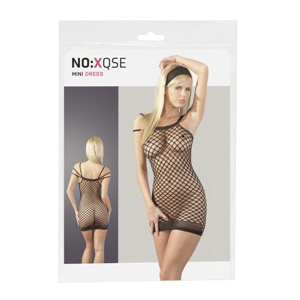 NO:XQSE - Sexet net-minikjole - sort (S-L)