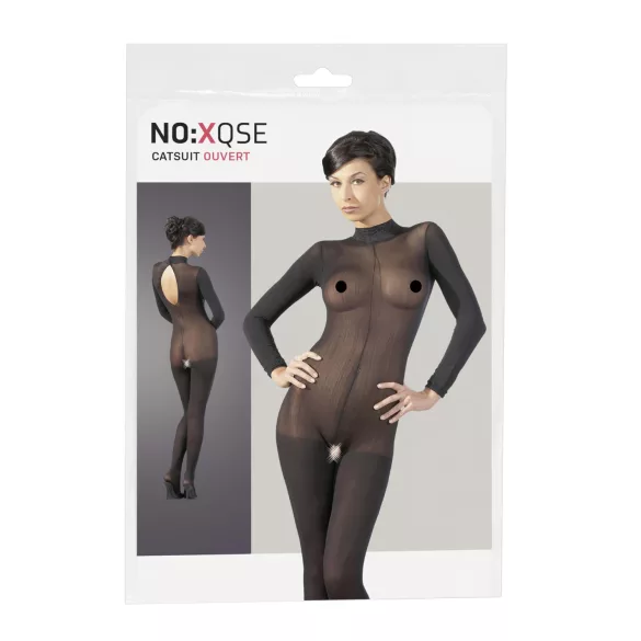 NO:XQSE - bodystocking - eksklusiv - sort - M/L