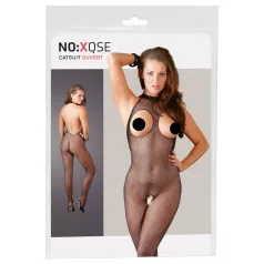 NO:XQSE - Sexoverall med brystfremhæver - sort - S-L