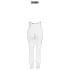 NO:XQSE - halsbånd catsuit - erotisk bodystocking - sort - M/L