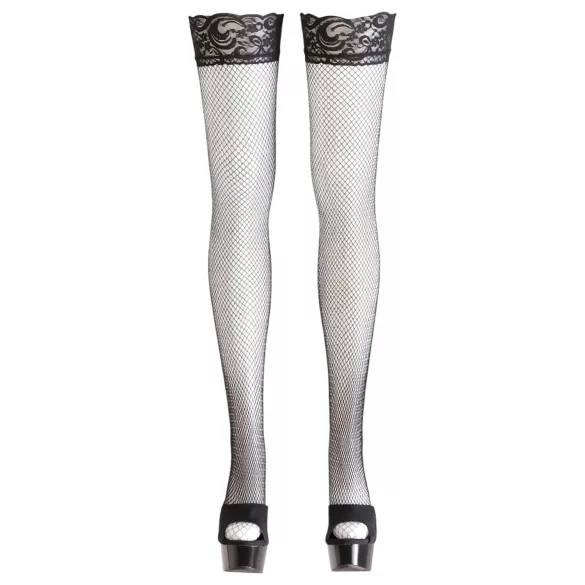 Cottelli - Blonde netstrømper - sort - M