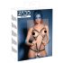 ZADO - Kæde skind harness body - sort (S-L)