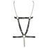 ZADO - Kæde skind harness body - sort (S-L)