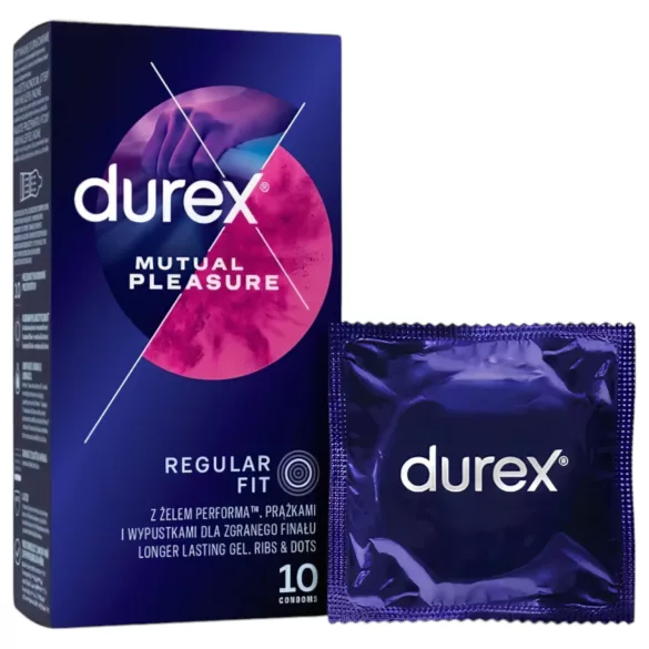 Durex Mutual Pleasure - kondomer med delay effekt - 10 stk