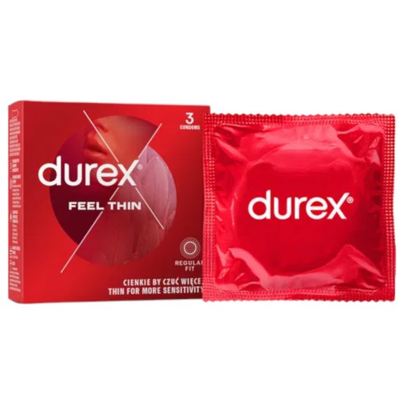 Durex Feel Thin - Naturlig følelse kondomer (3 stk)