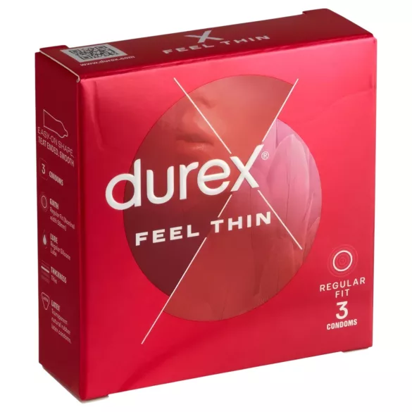Durex Feel Thin - kondom - ekstra tynd - 3 stk