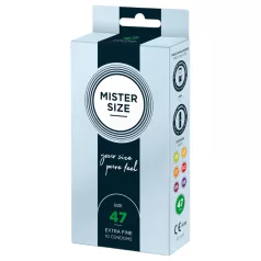 Mister Size - tynd kondom - 47mm - 10 stk