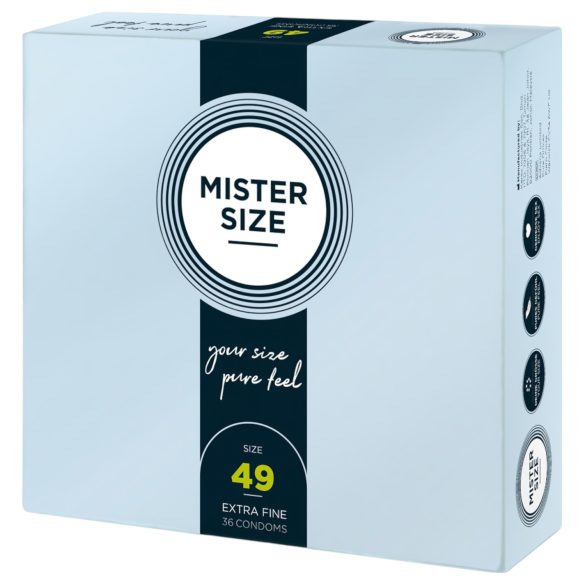 Mister Size tynd kondom - 49mm (36 stk)