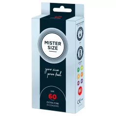 Mister Size - kondom - ekstra tynd - 60mm - 10 stk