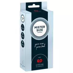 Mister Size - kondom - ekstra tynd - 60mm - 10 stk