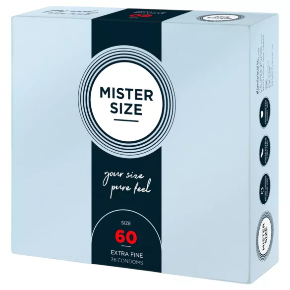 Mister Size - kondom - ekstra tynd - 60mm - 36 stk