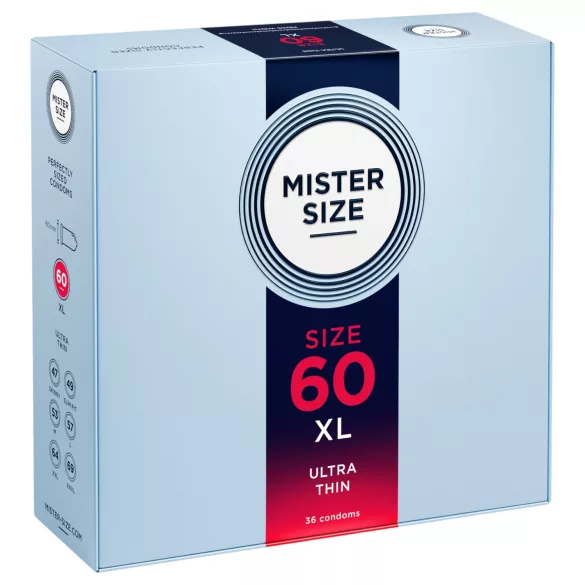 Mister Size - kondom - ekstra tynd - 60mm - 36 stk