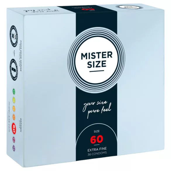 Mister Size - kondom - ekstra tynd - 60mm - 36 stk