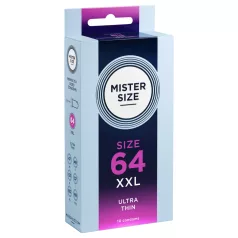 Mister Size - ekstra tynd kondom - 64mm - 10 stk