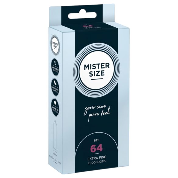 Mister Size tynde kondomer - 64mm (10 stk)