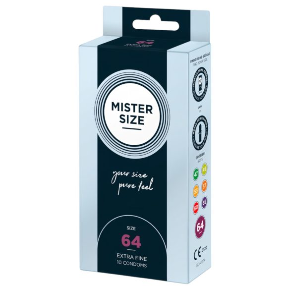 Mister Size tynde kondomer - 64mm (10 stk)