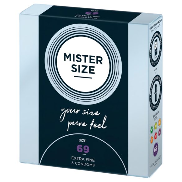 Mister Size ultra-tynd kondom - 69mm (3 stk)