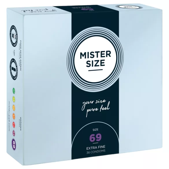Mister Size - kondom - ekstra tynd - 69mm - 36 stk