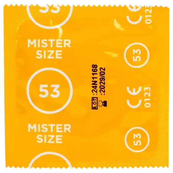 Mister Size - kondom testpakke med penis måler - 3 stk