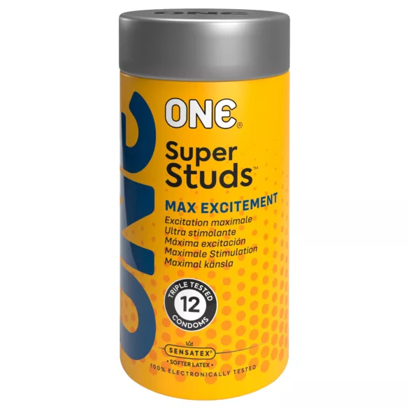 ONE - kondom - med knopper - 12 stk