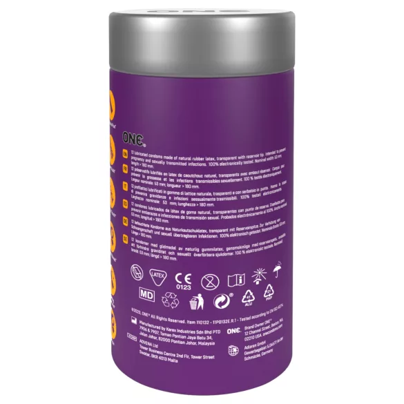 ONE - kondompakke - mixede varianter - 12 stk