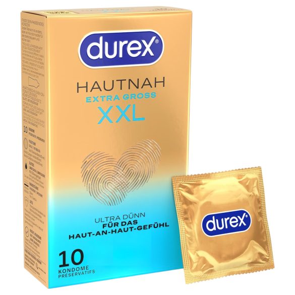 Durex Nærkontakt - ekstra stor kondom (10 stk)