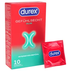 Durex - Slim kondomer (10 stk)