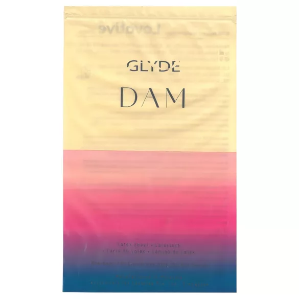 GLYDE - vegansk latex slikkelap - vanilje