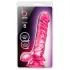 B Yours Basic 8 - dildo med pung - 23cm - pink