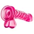 B Yours Basic 8 - dildo med pung - 23cm - pink