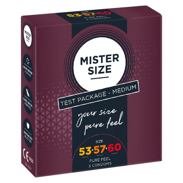 Mister Size kondom Prøvepakke - 3 stk