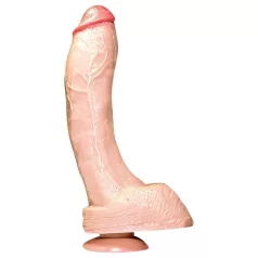 realistixxx - gigantisk dildo - ekstra stor - naturfarvet