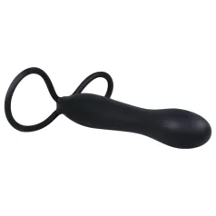 You2Toys - Anal dildo og penisring - sort