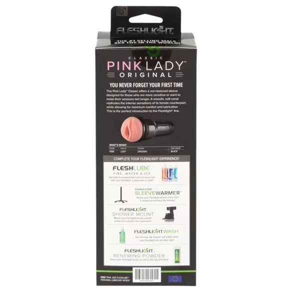 Fleshlight - masturbator - vaginaformet - klassisk pink