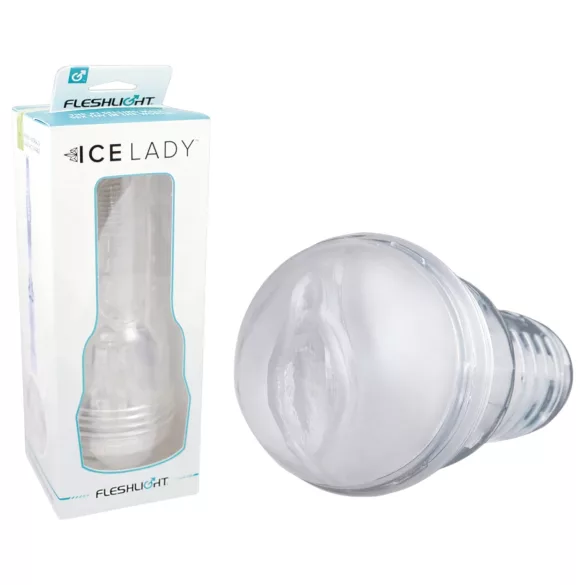 Fleshlight - masturbator - gennemsigtig vagina - Ice Lady