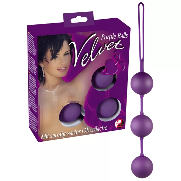 You2Toys - Geishakugle sæt - Triple kugle - Silikone lilla