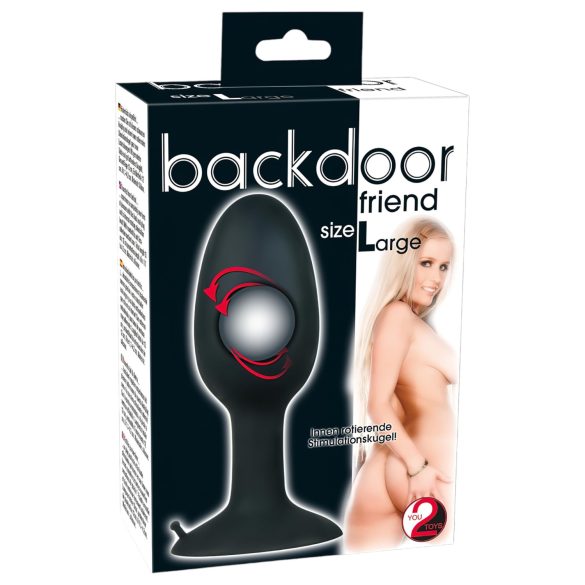 You2Toys - anal plug med indvendig kugle - L