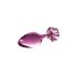 Icicles No. 48 - Blomstrede glas anal plug (pink)