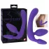 Tredobbelt - strap-on dildo uden harness - lilla