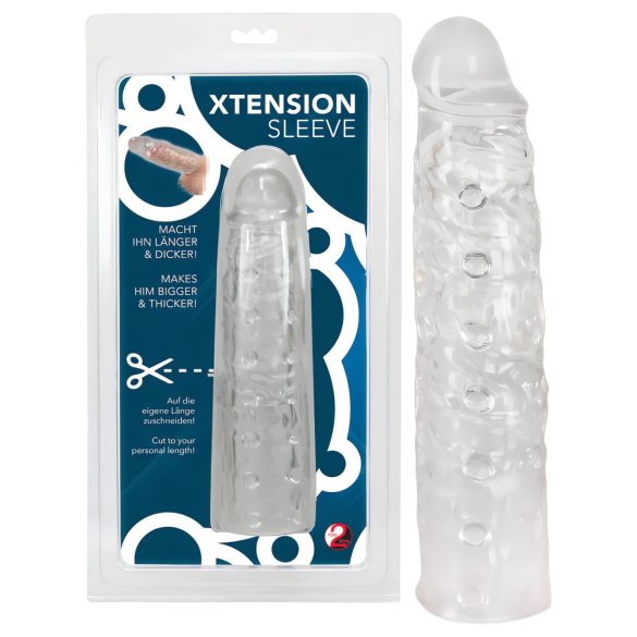 You2Toys - penis sleeve - forlængelse - gennemsigtig
