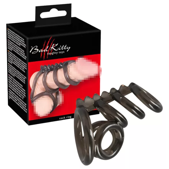 Bad Kitty - penis- og kuglering med pigge