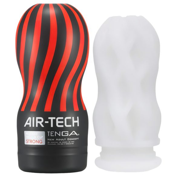 TENGA Air Tech Strong - struktureret onaniprodukt (hvid)