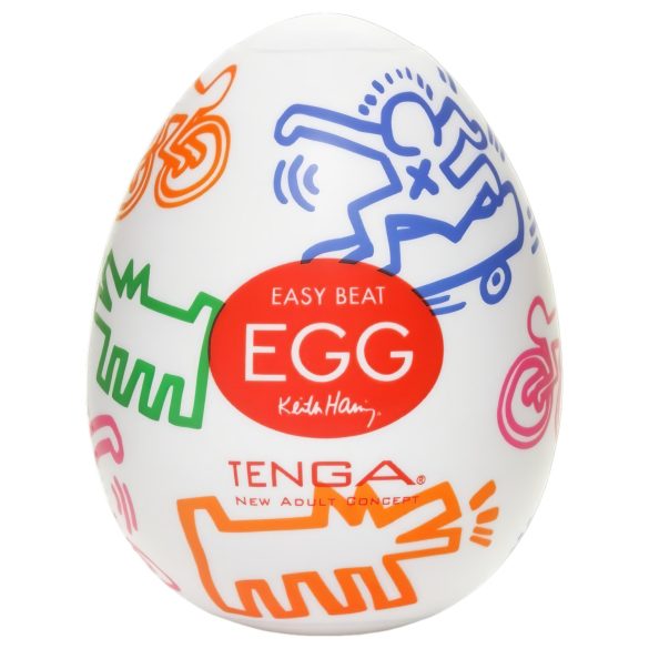 TENGA Egg Keith Haring Street - æg onaniprodukt (1 stk)