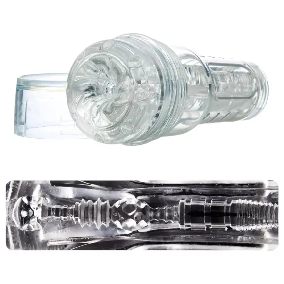 Fleshlight GO Torque - kompakt onanistmasturbator - gennemsigtig