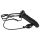 You2Toys - Oppustelig Strap-On - hul silikone dildo (sort)