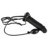 You2Toys - Oppustelig Strap-On - hul silikone dildo (sort)