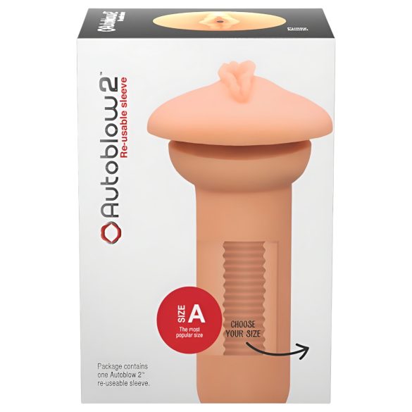 Autoblow 2+ A (lille) erstatningsindsats (vagina)