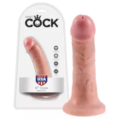 King Cock - dildo - 15 cm realistisk - natur